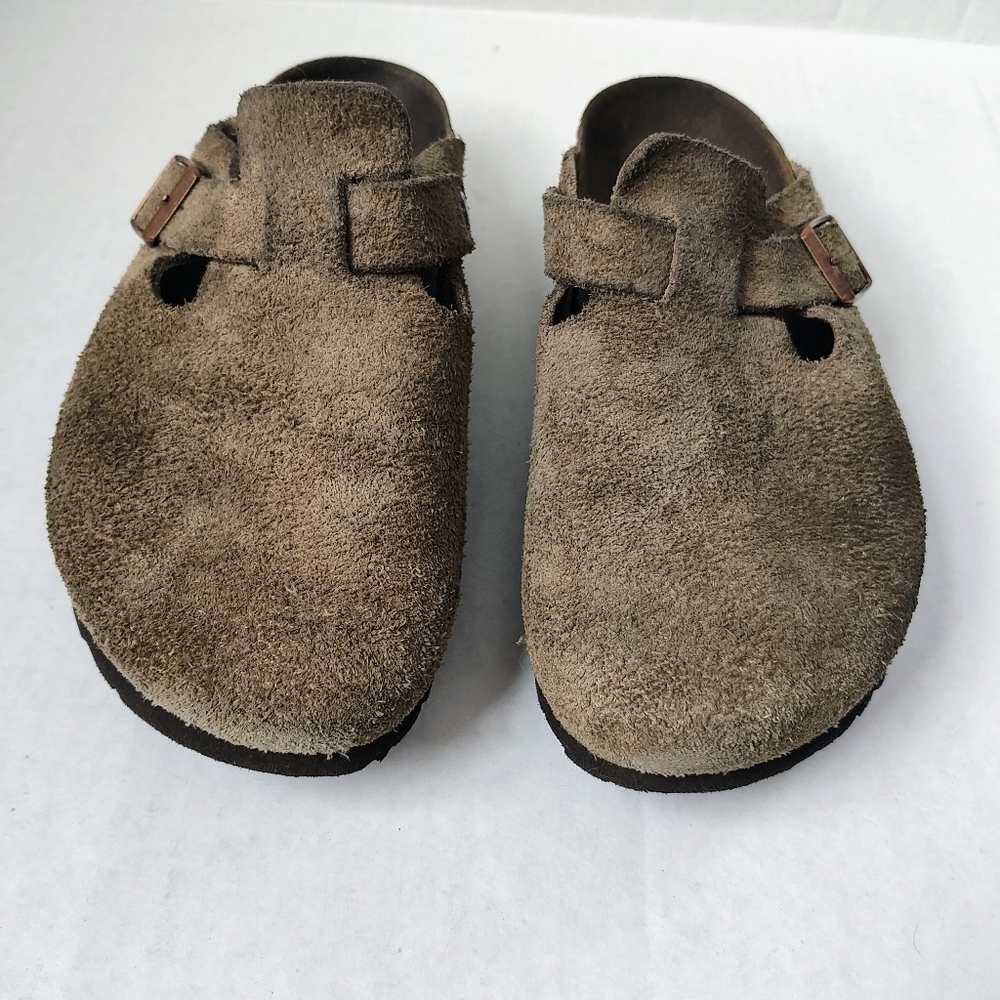 Birkenstock Boston Suede Clogs Sz 39